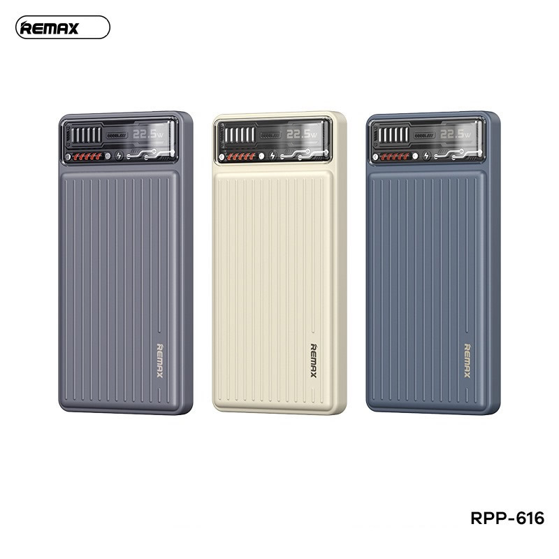 Pin sạc nhanh 22.5w REMAX RPP-616 10.000mAh dự phòng QC3.0+ PD chính hãng [BH 1 năm]