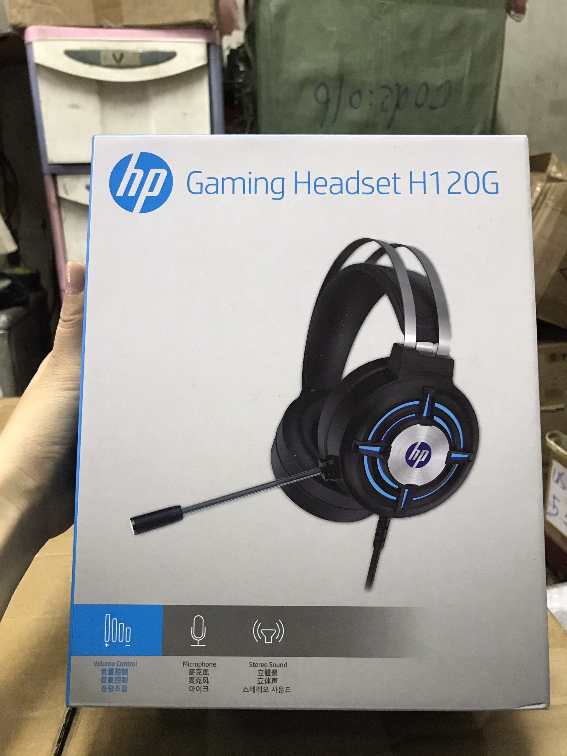 Tai nghe có dây USB 7.1 HP H120G Headphone chụp tai Gaming   [BH: 5 Tháng]