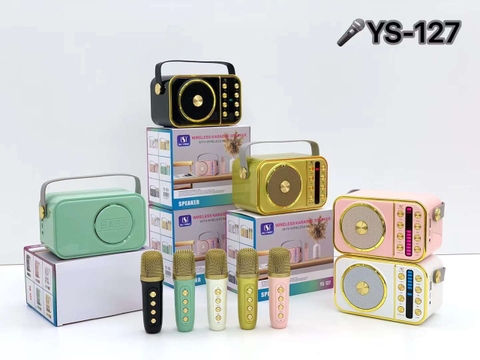 Loa bluetooth Karaoke YS-127 kèm 1 micro không dây [BH: 3 THÁNG]