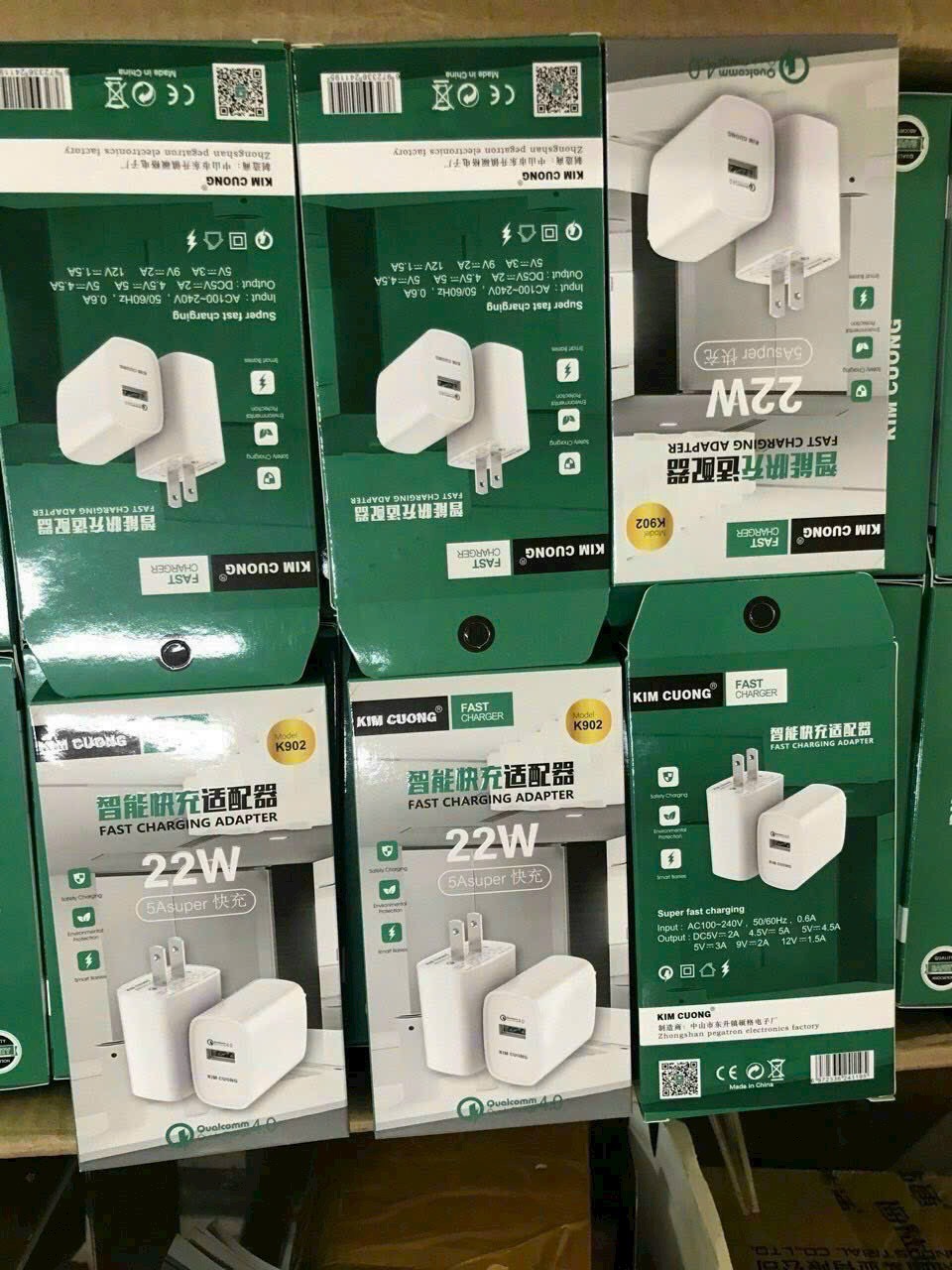 Cóc sạc nhanh 22W Kim Cương K902 5A (1 cổng usb QC4.0) chính hãng [BH 6 tháng]