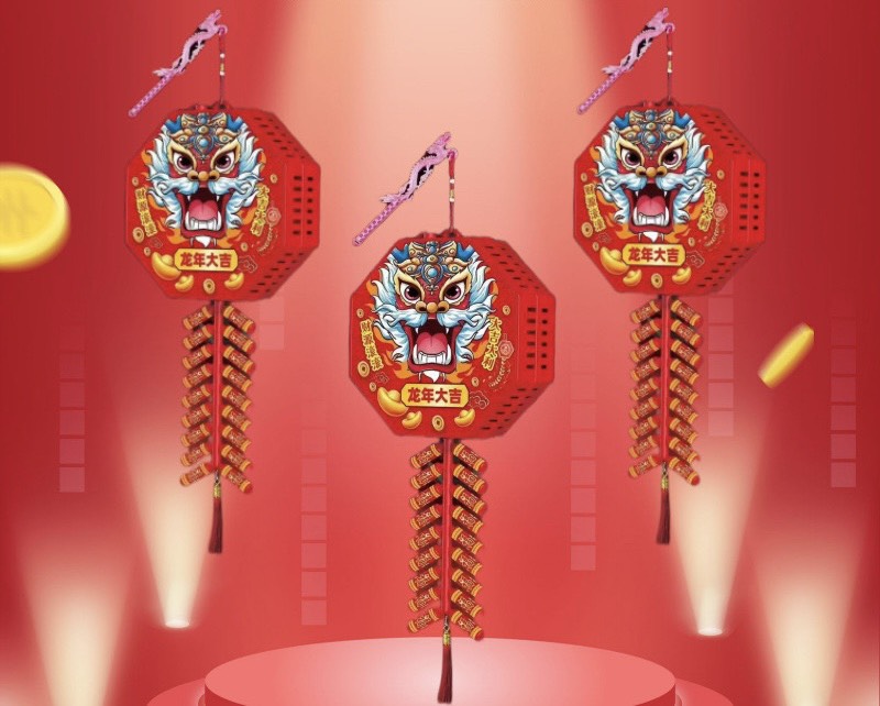Dây pháo Tết đèn led DRAGON [BH: NONE]