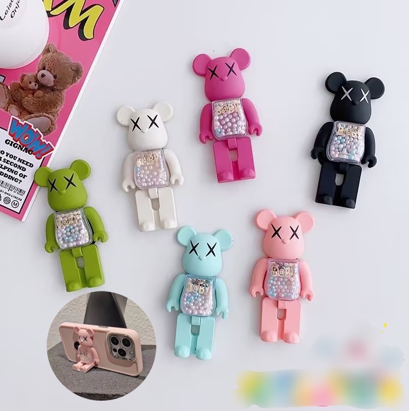 GIÁ ĐỠ ĐIỆN THOẠI HÌNH GẤU BEARBRICK CUTE NEW 2024- nhiều màu ngẫu nhiên ko lựa [BH: NONE] / pktn sale
