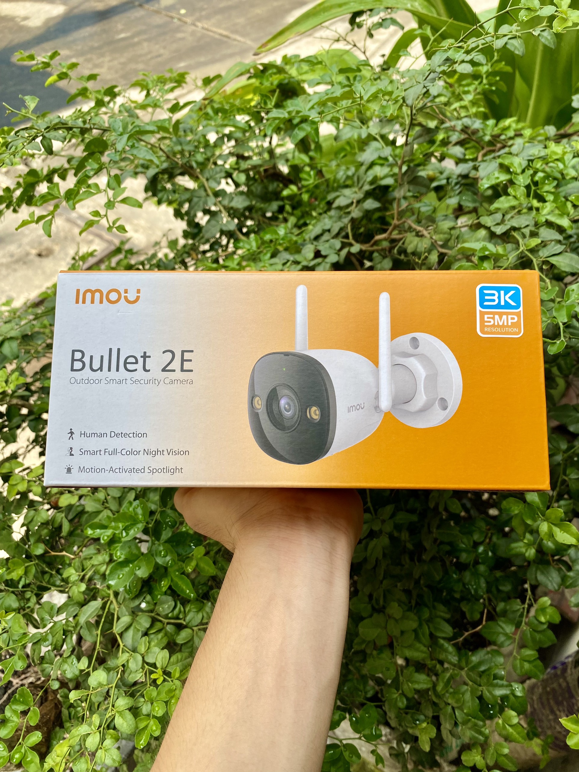 Camera IP Wifi IMOU Bullet 2E 3K 5MP ngoài trời F52FP siêu nét chính hãng [BH 1 năm]