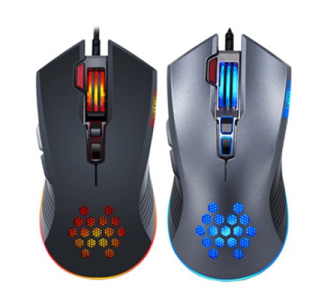 Chuột có dây DEIOG G4 gaming led RGB có 8 nút hỗ trợ app led RGB 16 triệu màu 4000 DPI chính hãng [BH 1 năm]