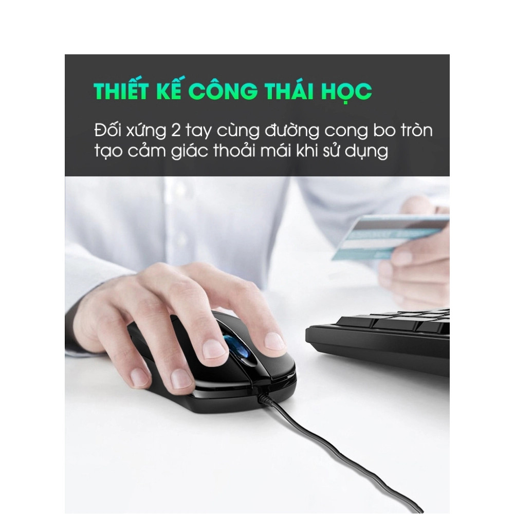 Chuột gaming có dây DEIOG DY-F5 DPI 2000 chính hãng [BH 1 năm]