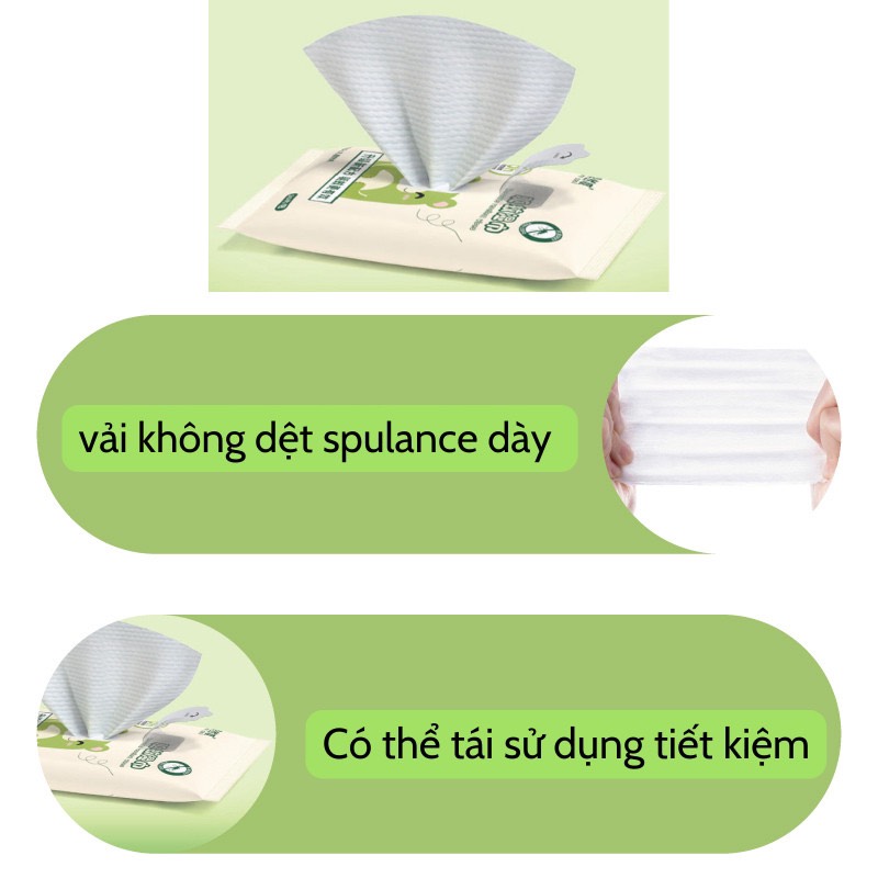 Khăn ướt Chú Ếch chống muỗi chích, chiết xuất tự nhiên hàng nội địa [BH: NONE]