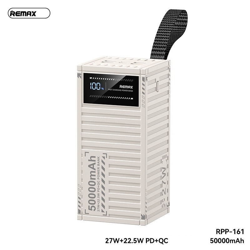 Pin sạc nhanh 27w Remax RPP-161 50.000mAh dự phòng PD 22.5w QC3.0 chính hãng [BH: 1 NĂM]