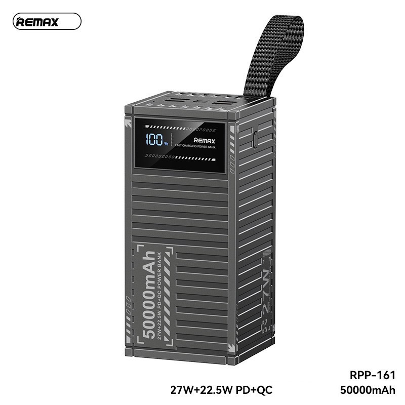 Pin sạc nhanh 27w Remax RPP-161 50.000mAh dự phòng PD 22.5w QC3.0 chính hãng [BH: 1 NĂM]