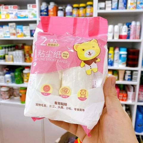 Set 2 cuộn Lõi dán thay thế cho cây lăn bụi  [BH: NONE]