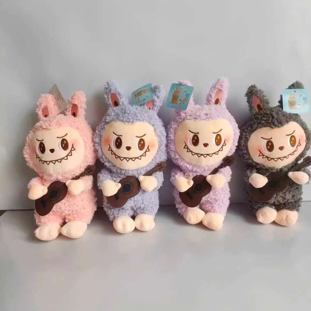 Thú bông hình Labu ôm đàn lông xù LB11 siêu cute size 25cm [BH: NONE] 1l1d8