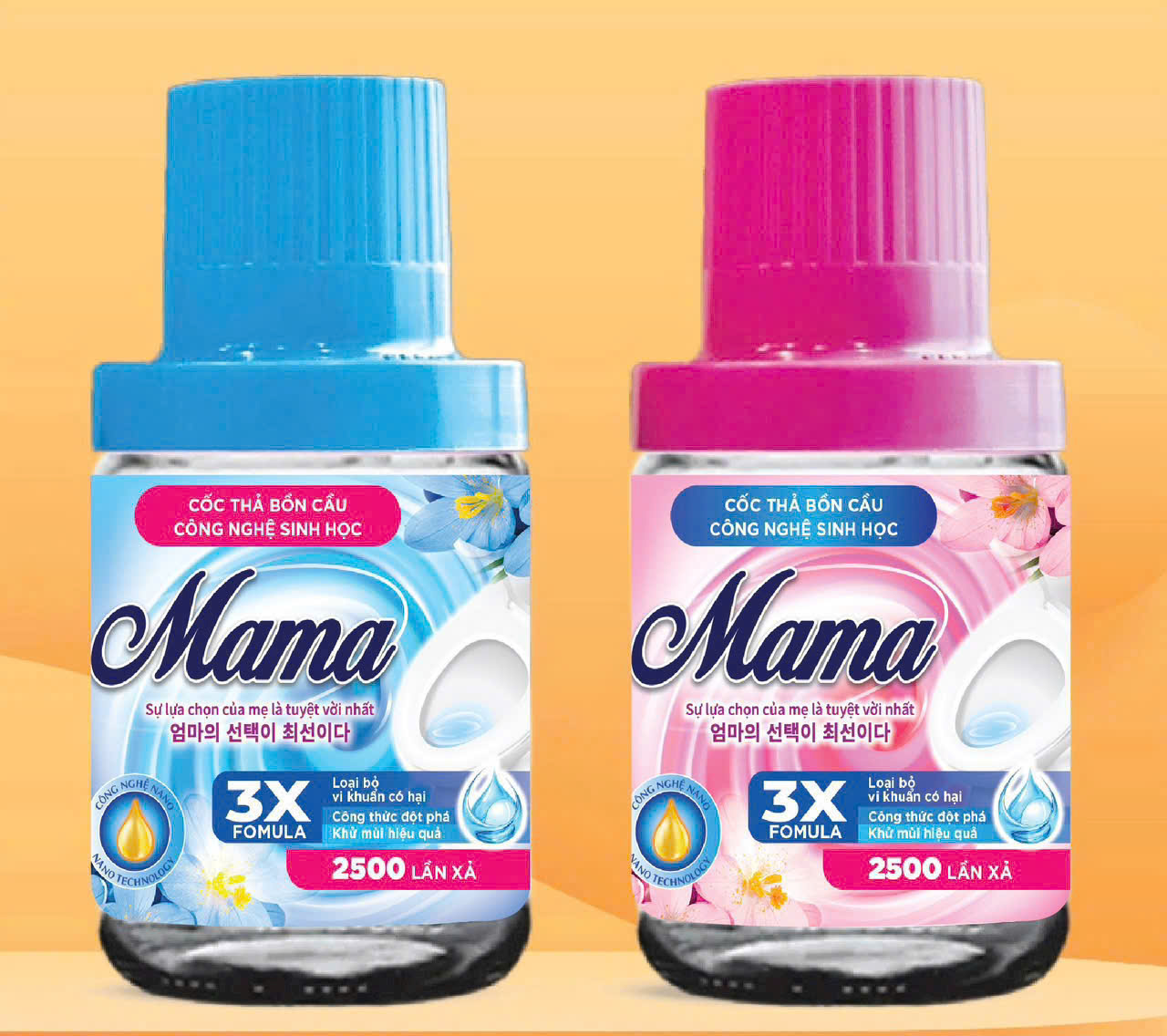 Lọ thả bồn cầu MAMA 3X FOMULA [BH: NONE] 1l9c10