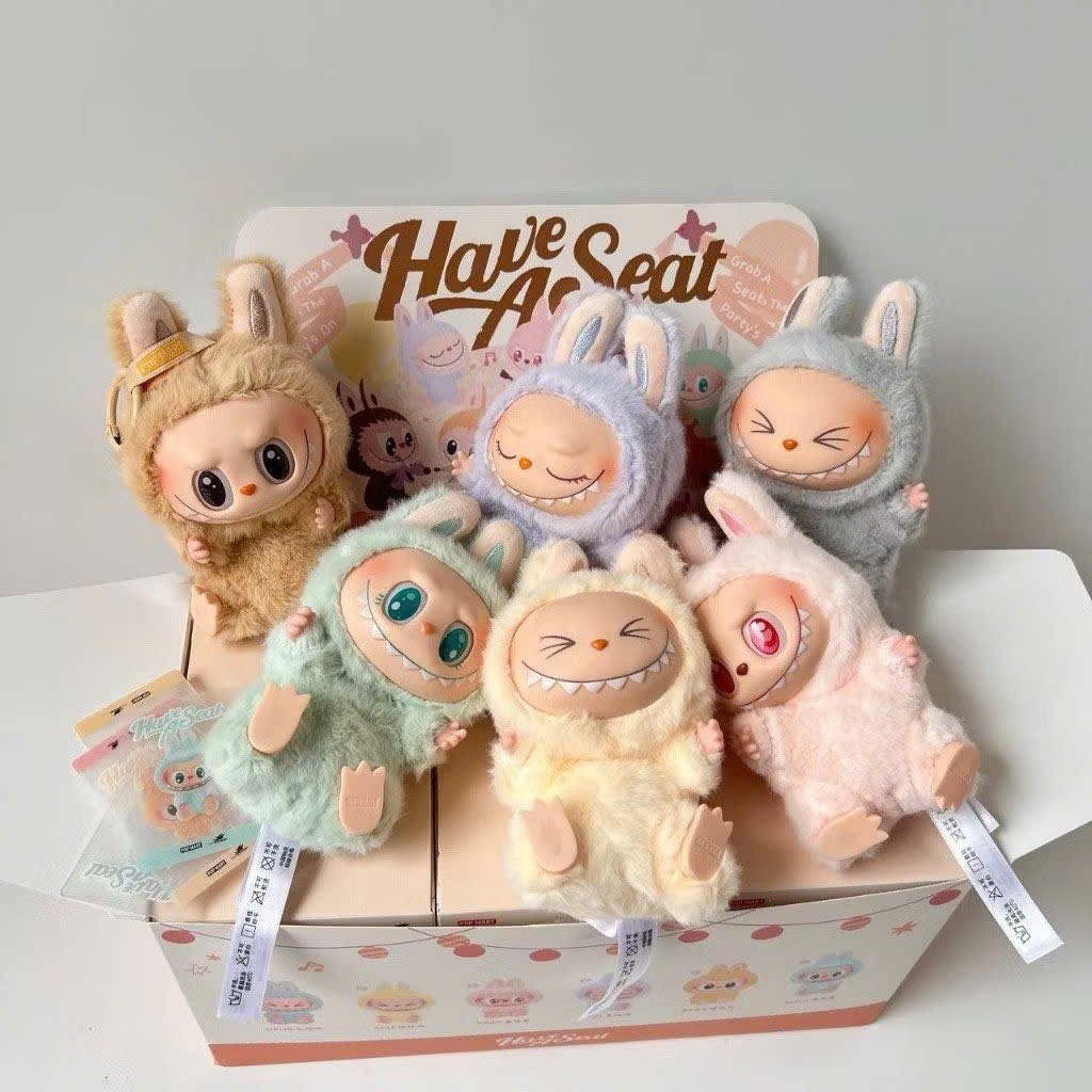 Búp bê thú bông Labu cute HAVE A SET V2 Tay , chân , đầu xoay được [BH: None]