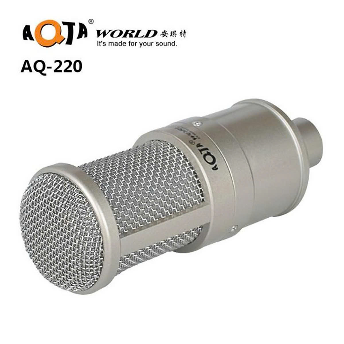 Micro thu âm livestream AQ220 [BH: 1 THÁNG]
