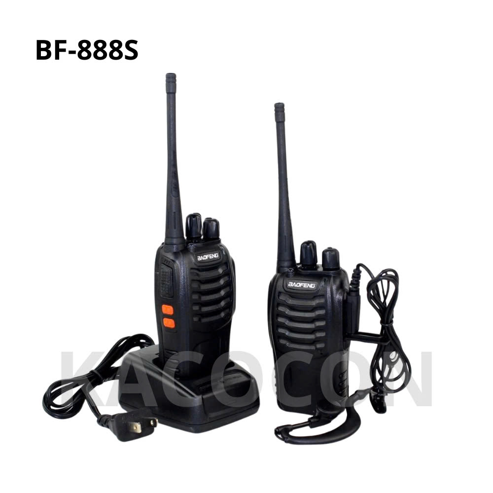 Bộ đàm đôi cầm tay BAOFENG BF888S chống nước phạm vi trên 10km [BH: 1 THÁNG]