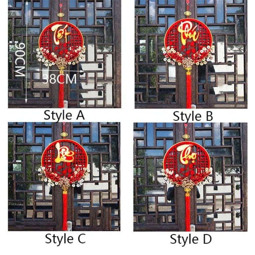 1 Dãy treo chữ TẾT/ PHÚC/ LỘC/ THỌ hình ĐỒNG TIỀN trang trí, decor siêu đẹp- CHỮ VỀ TÙY LÔ [BH: NONE]