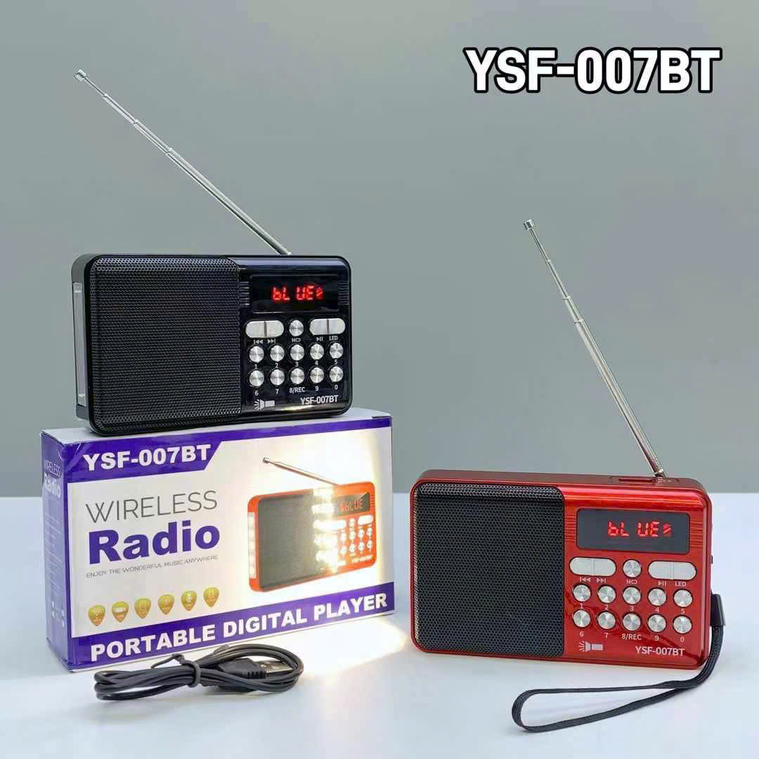 Loa Pháp YST-007bt có Bluetooth, thẻ nhớ, FM pin trâu kèm đèn pin chính hãng [BH 6 Tháng]
