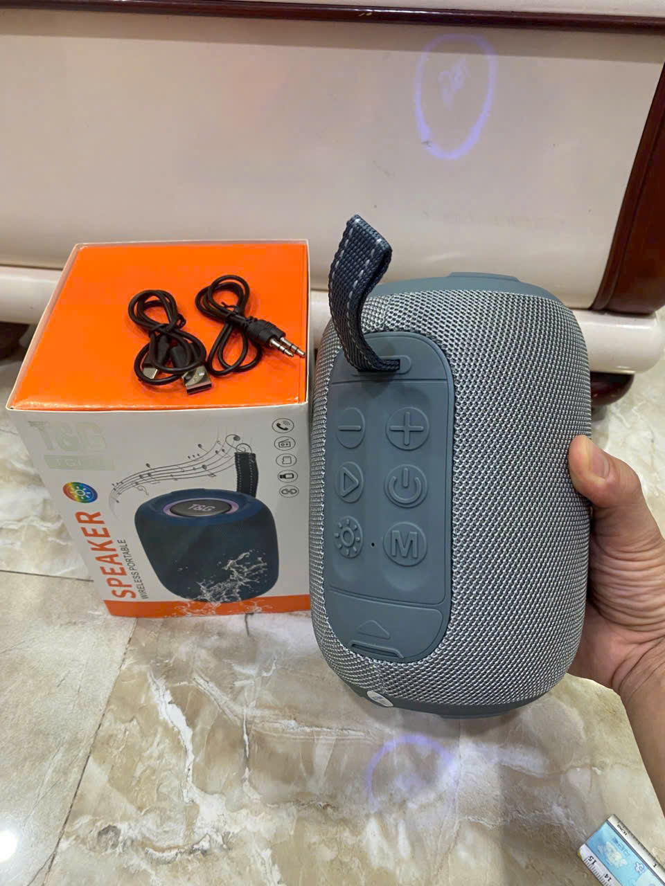 Loa bluetooth T&G TG678 có led siêu đẹp bass căng siêu hay chính hãng [BH 6 Tháng]