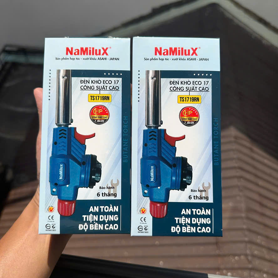 Đầu khò gas Namilux sử dụng cho bình gas mini chính hãng [BH 1 Tuần]