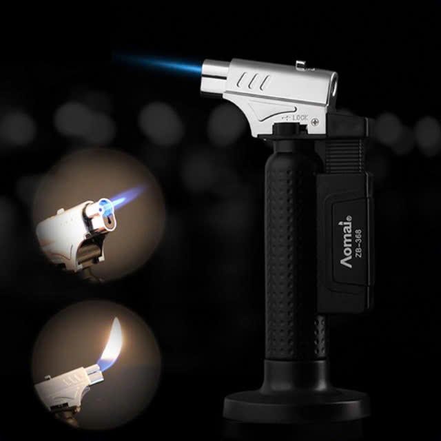 Bút khò gas 2 in 1 Aomai 8102 có khóa an toàn và chỉnh gas theo ý muốn [BH 1 Tuần]