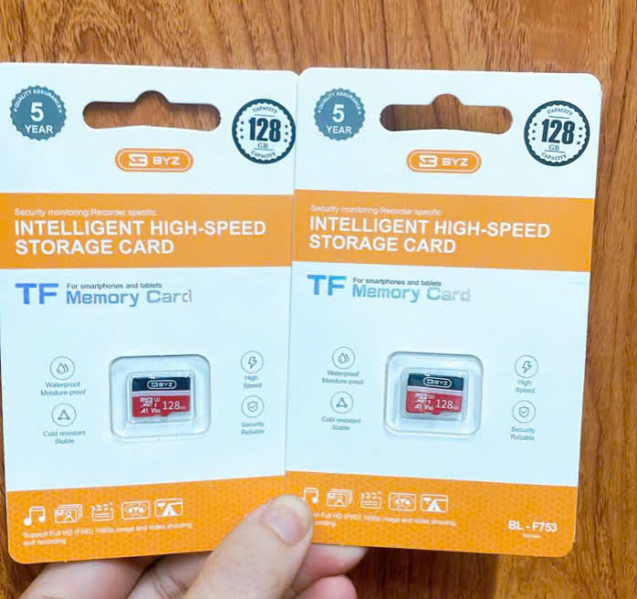 Thẻ nhớ Micro SDXC BYZ 128gb Class 10 chính hãng [BH 1 Năm]