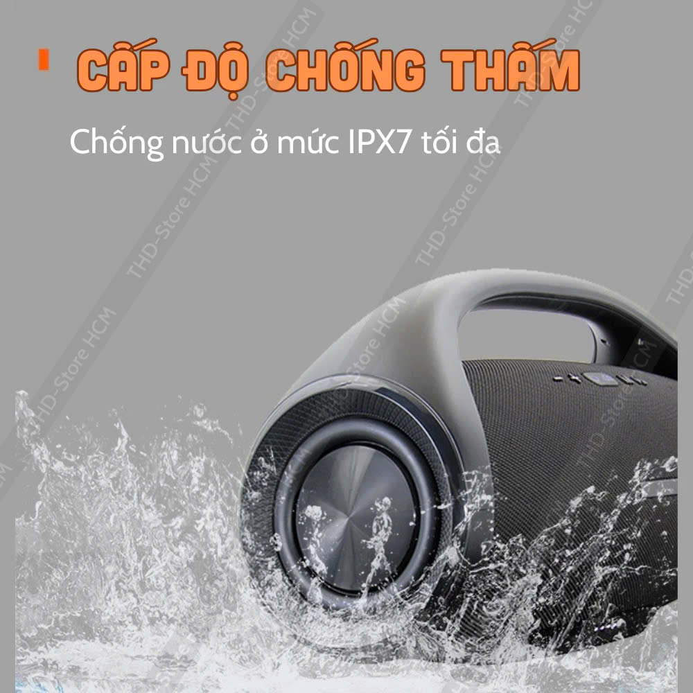 Loa bluetooth karaoke BoomBox3 B21 loa kèm 2 micro không dây hát siêu hay [BH 3 Tháng]6l8