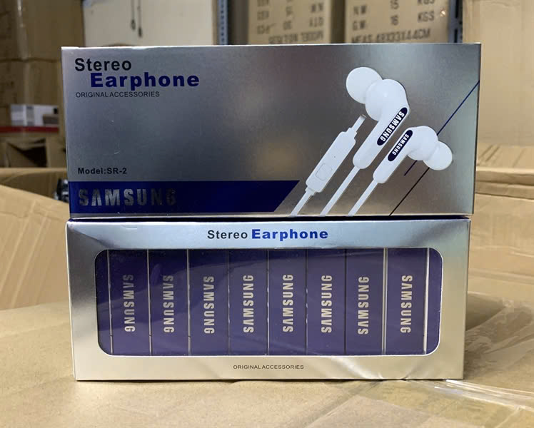 Tai nghe có dây Samsung SR-2 (Stereo Earphone) có mic kèm nút bấm siêu tiện lợi [BH 1 Tháng]6l8