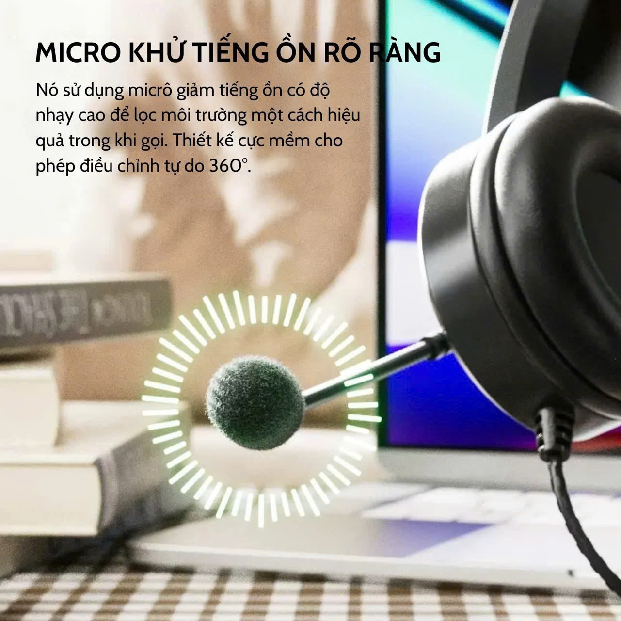 Tai nghe có dây Headphone HP DHE-8009 loại chụp tai kèm mic siêu đẹp [BH 6 Tháng]6l8