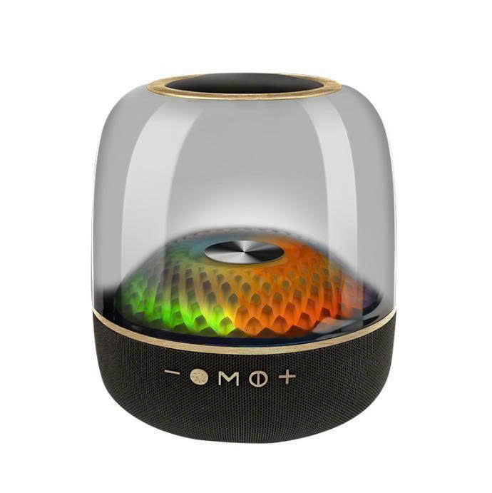 Loa bluetooth LP90 vỏ trong suốt kèm đèn led RGB cao cấp [BH 6 Tháng]6l8