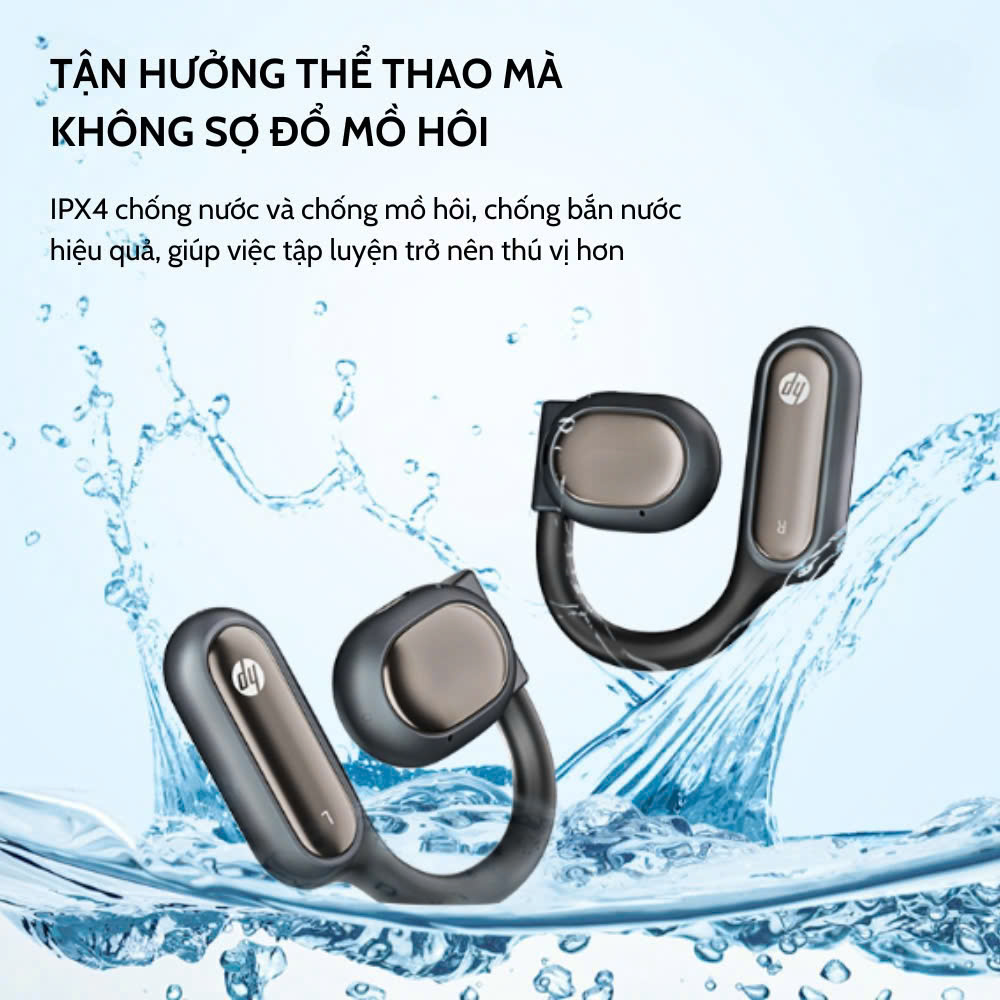 Tai nghe bluetooth HP IN-EAR H23D mẫu móc tai chính hãng [BH 6 Tháng]6l8