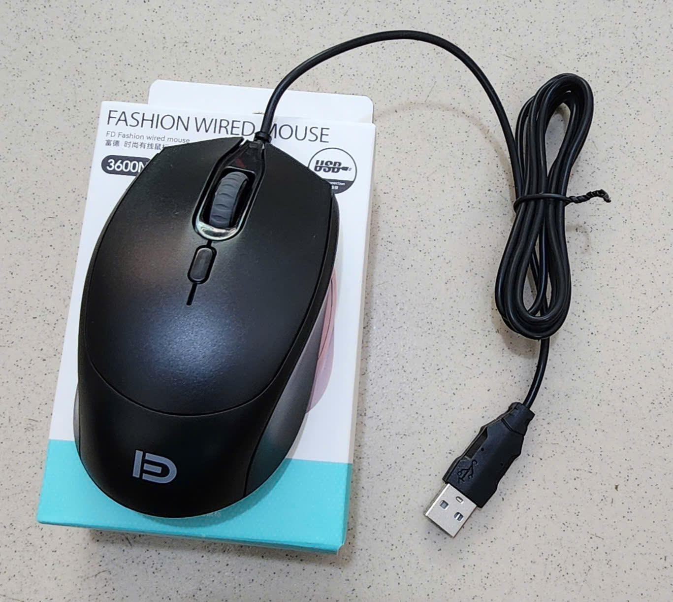 Chuột có dây FD 3600N Fashion Wired Mouse mẫu mới siêu tiện lợi [BH 1 Năm]