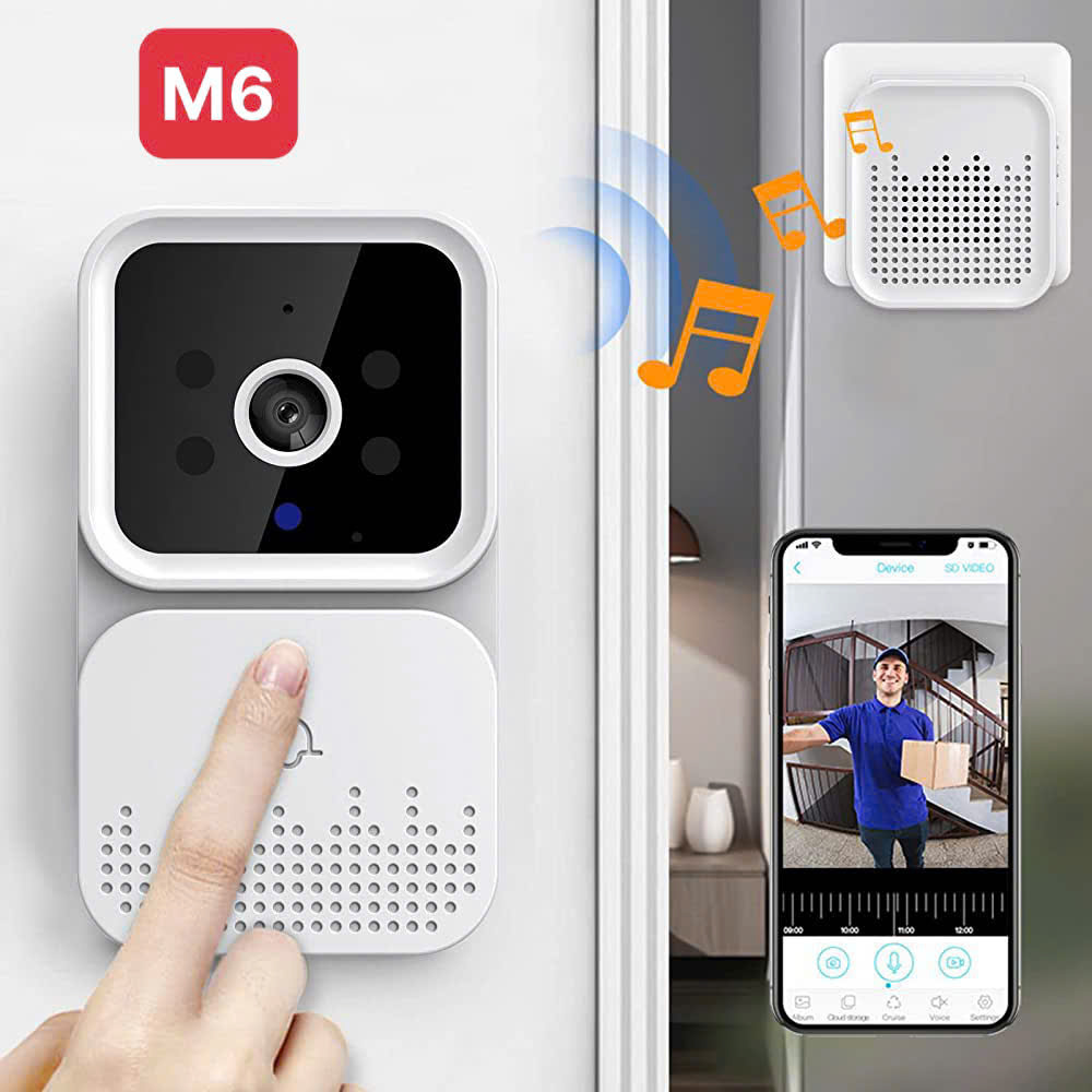 Chuông cửa video WIFI không dây M-6 [BH: 3 THÁNG]