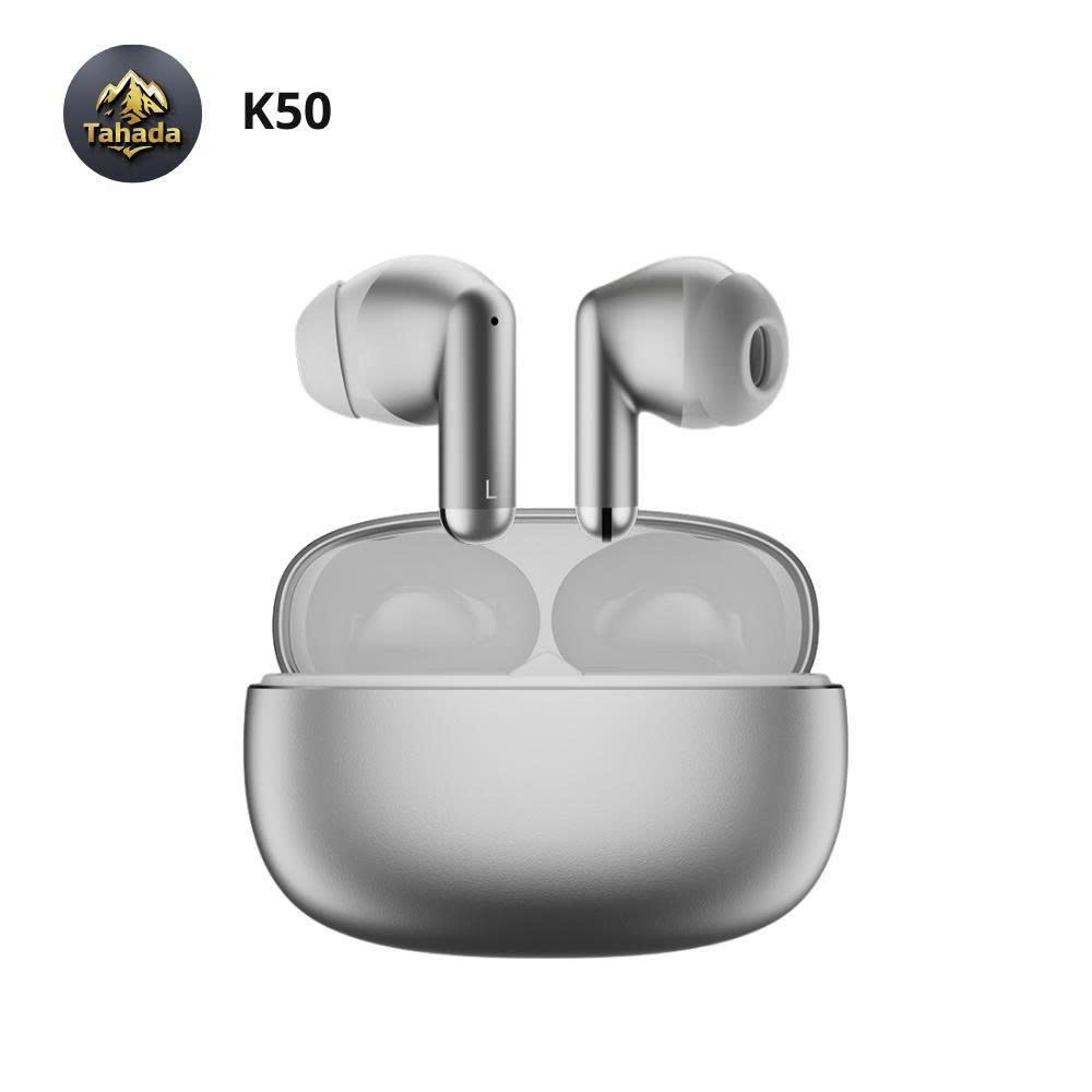 Tai nghe bluetooth TAHADA K50 mẫu airpods có đệm cao su chống ồn chính hãng