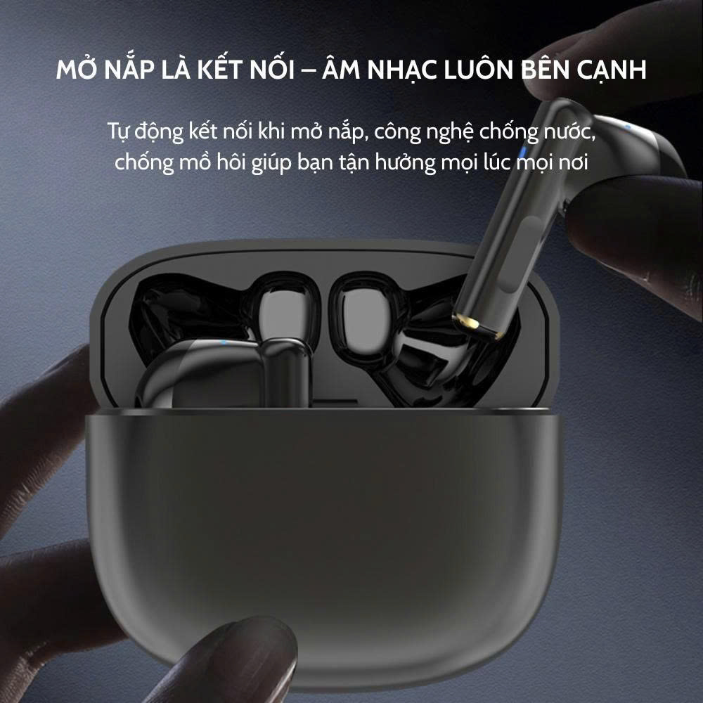 Tai nghe bluetooth TAHADA K330 mẫu airpods cổng sạc Type C chính hãng