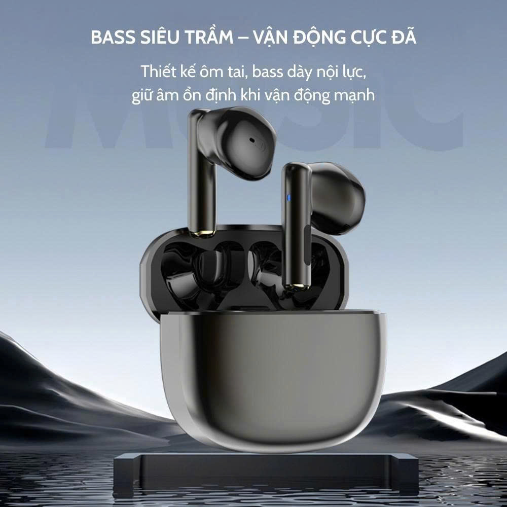 Tai nghe bluetooth TAHADA K330 mẫu airpods cổng sạc Type C chính hãng