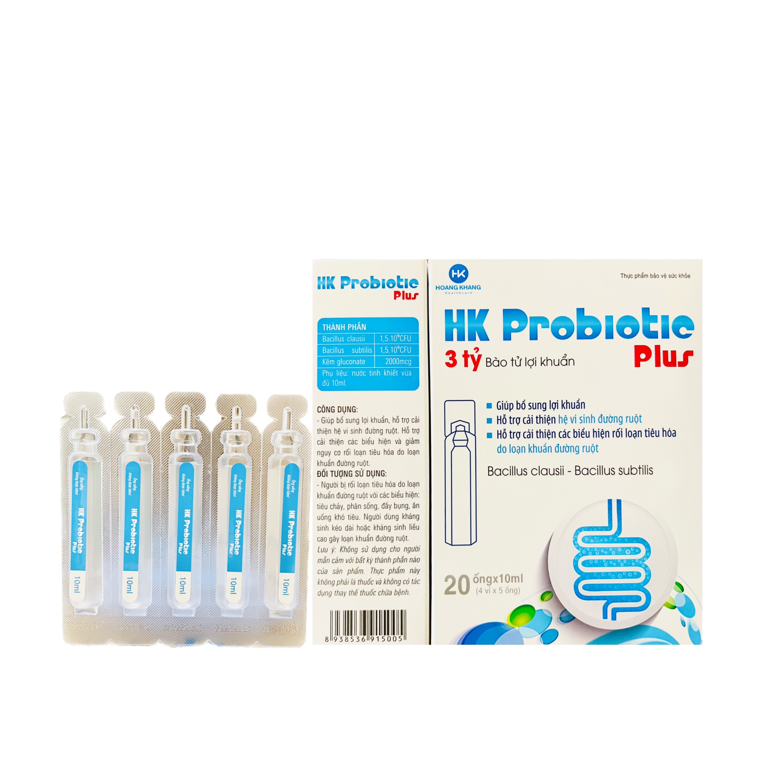 HK PROBIOTIC PLUS Hết tiêu chảy, hết đau bụng , Bổ sung lợi khuẩn có lợi