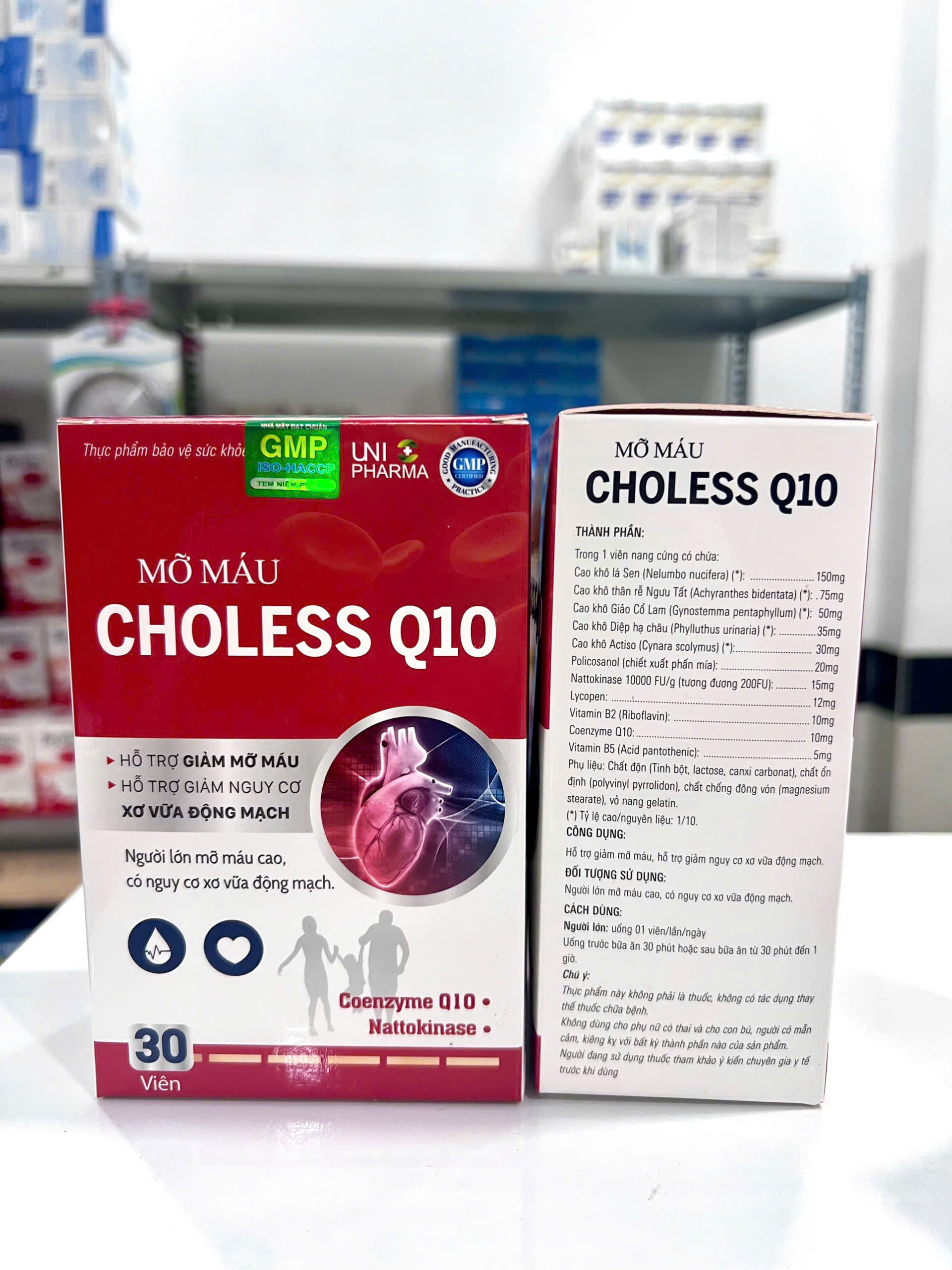 Choless MỠ MÁU CHOLESS Q10 Công ty DP Hoàng Khang HealthCare