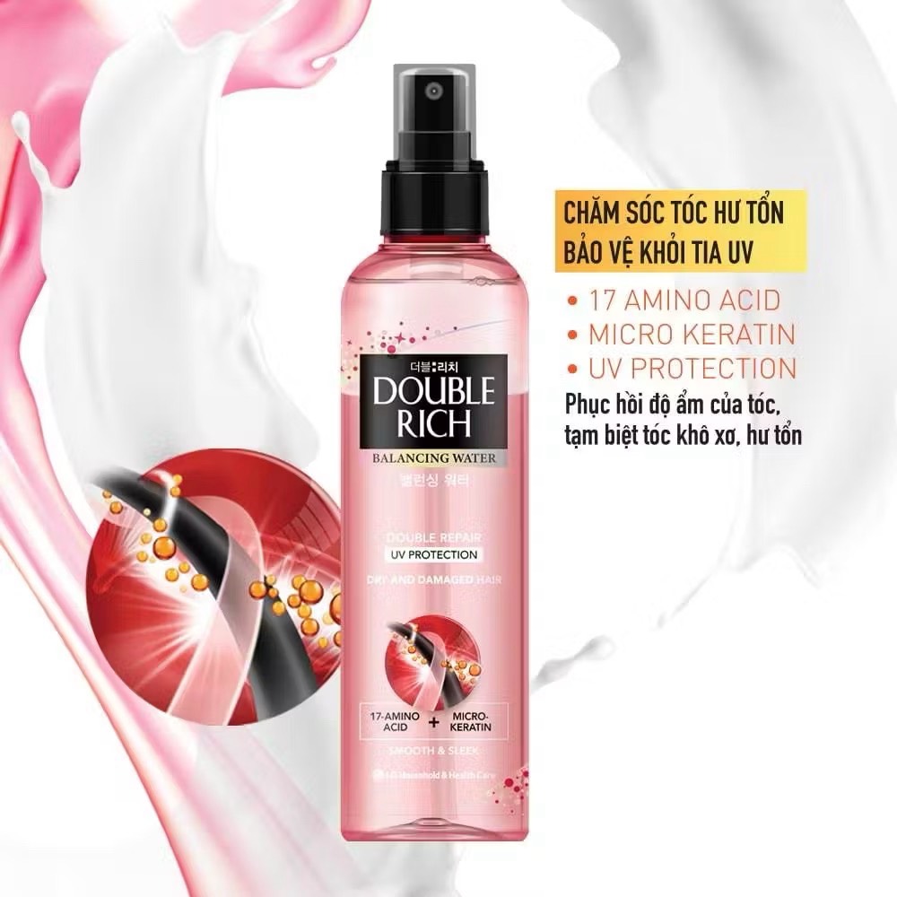 Xịt dưỡng tóc Double Rich 120ml