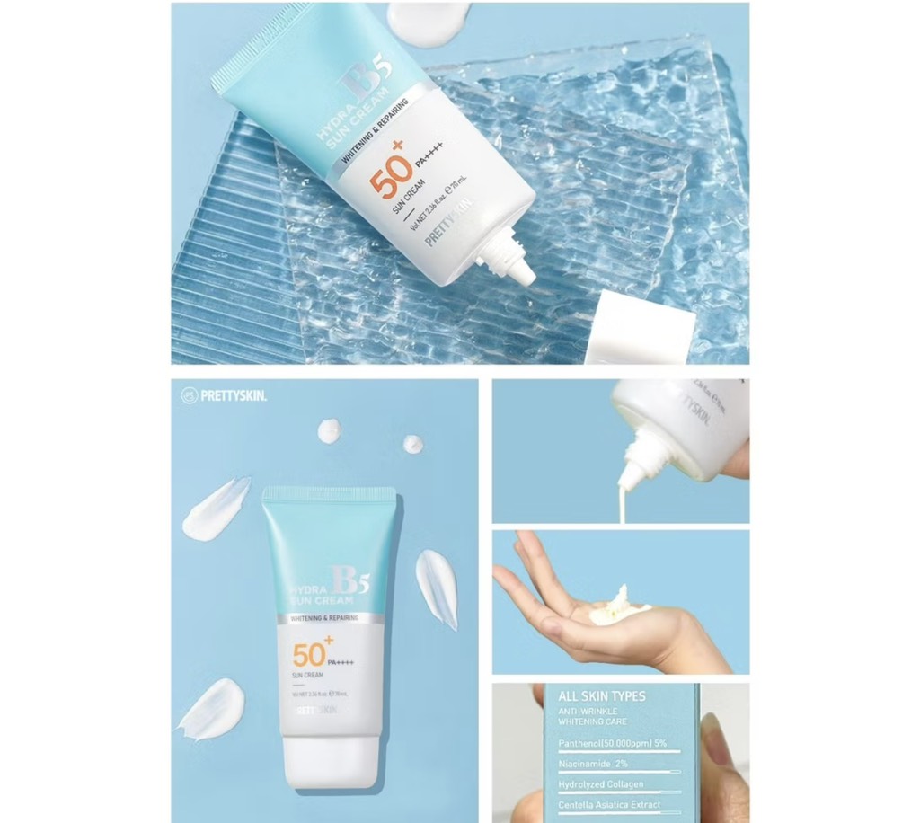 Kem Chống Nắng Pretty Skin B5 SPF50+PA++++ 50ml