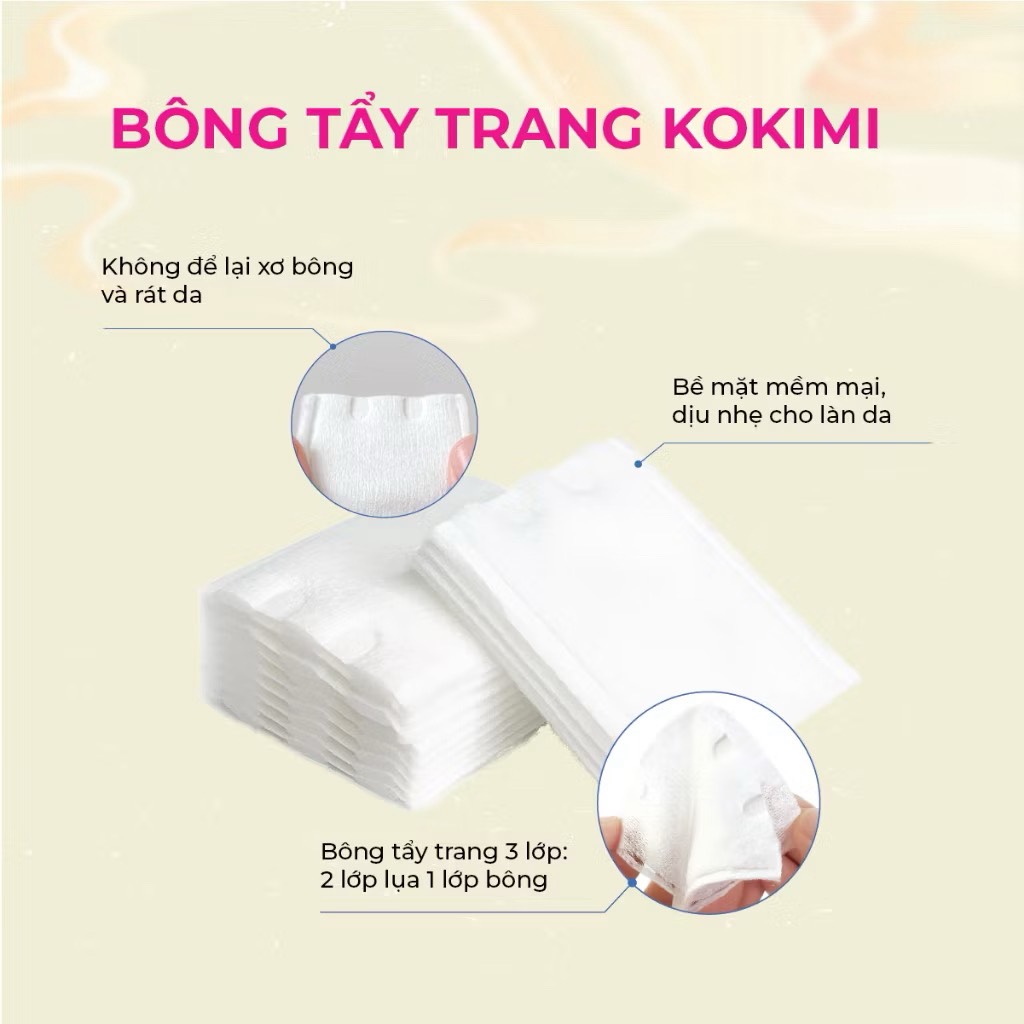 Bông Tẩy Trang Kokimi