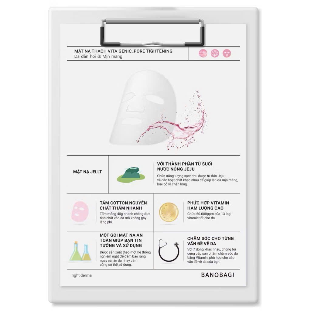 Mặt Nạ Banobagi Vít Genic Jelly Mask