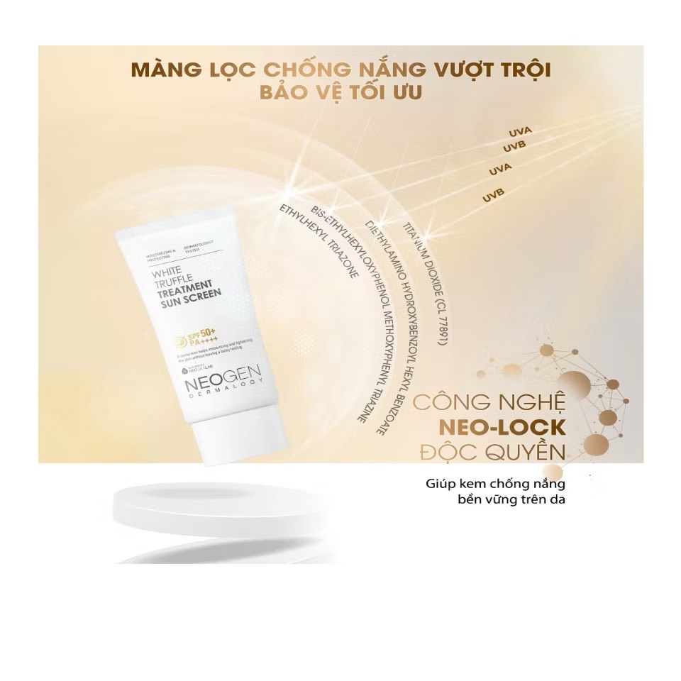Kem chống nắng Neogen Treatment Sun Screen SPF50+PA++++  50g