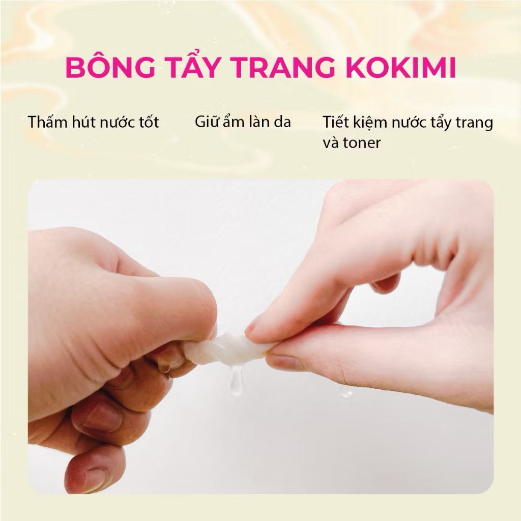 Bông Tẩy Trang Kokimi