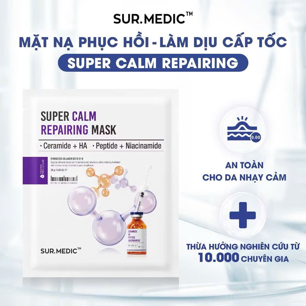 Mặt Nạ Super Clam Repairing Mask Phục Hồi Làm Dịu Da Cấp Tốc