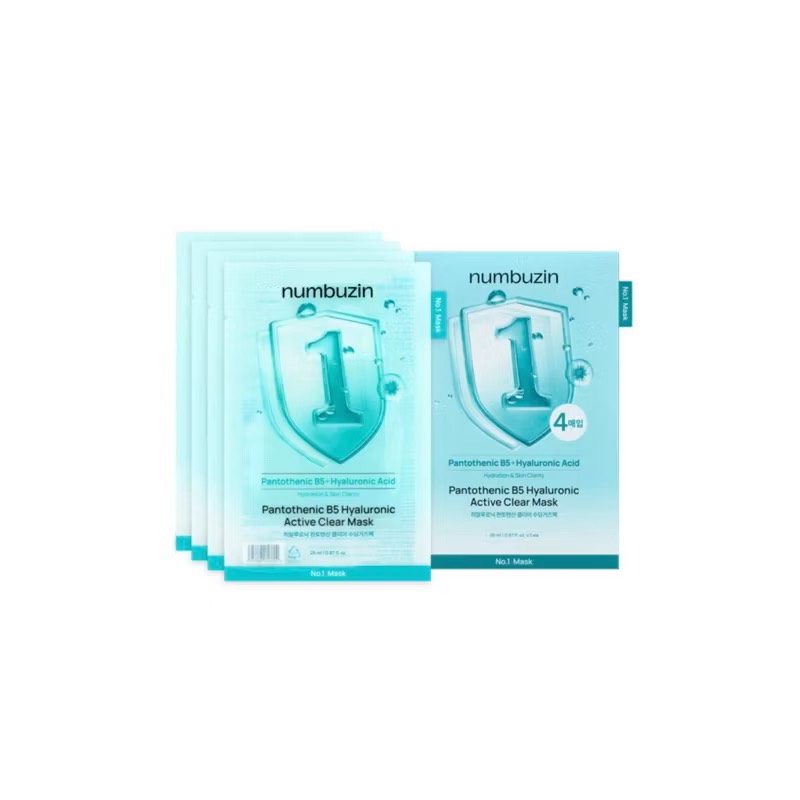 Mặt nạ cấp ẩm dịu da Numbuzin No.1 Pantothenic B5 Hyaluronic Active