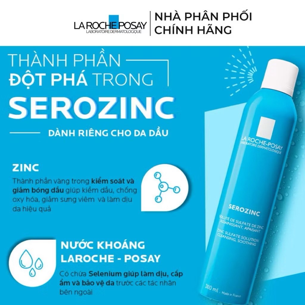 Xịt Khoáng La Roche Posay Serozinc 150ml