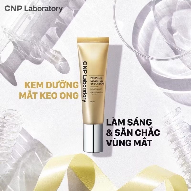 Kem Dưỡng Mắt CNP Laboratory Propolis Essential Eye Cream Dưỡng Ẩm Làm Sáng Và Cải Thiện Nếp Nhăn 50ml