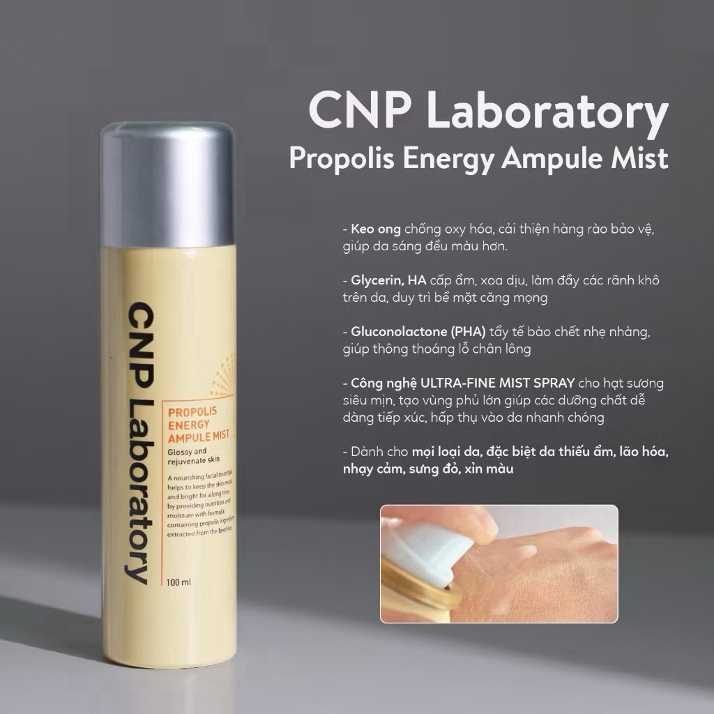 Xịt Khoáng CNP Laboratory Propolis Energy Ampule Mist 50ml