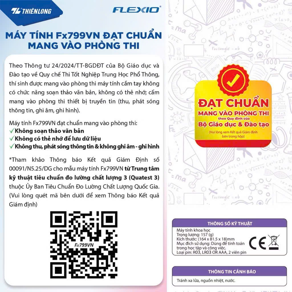 Máy Tính Khoa Học Fx799VN
