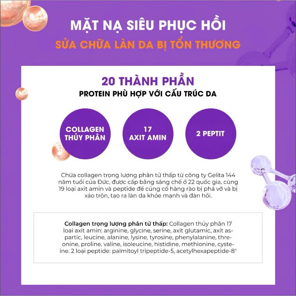 Mặt Nạ Super Clam Repairing Mask Phục Hồi Làm Dịu Da Cấp Tốc