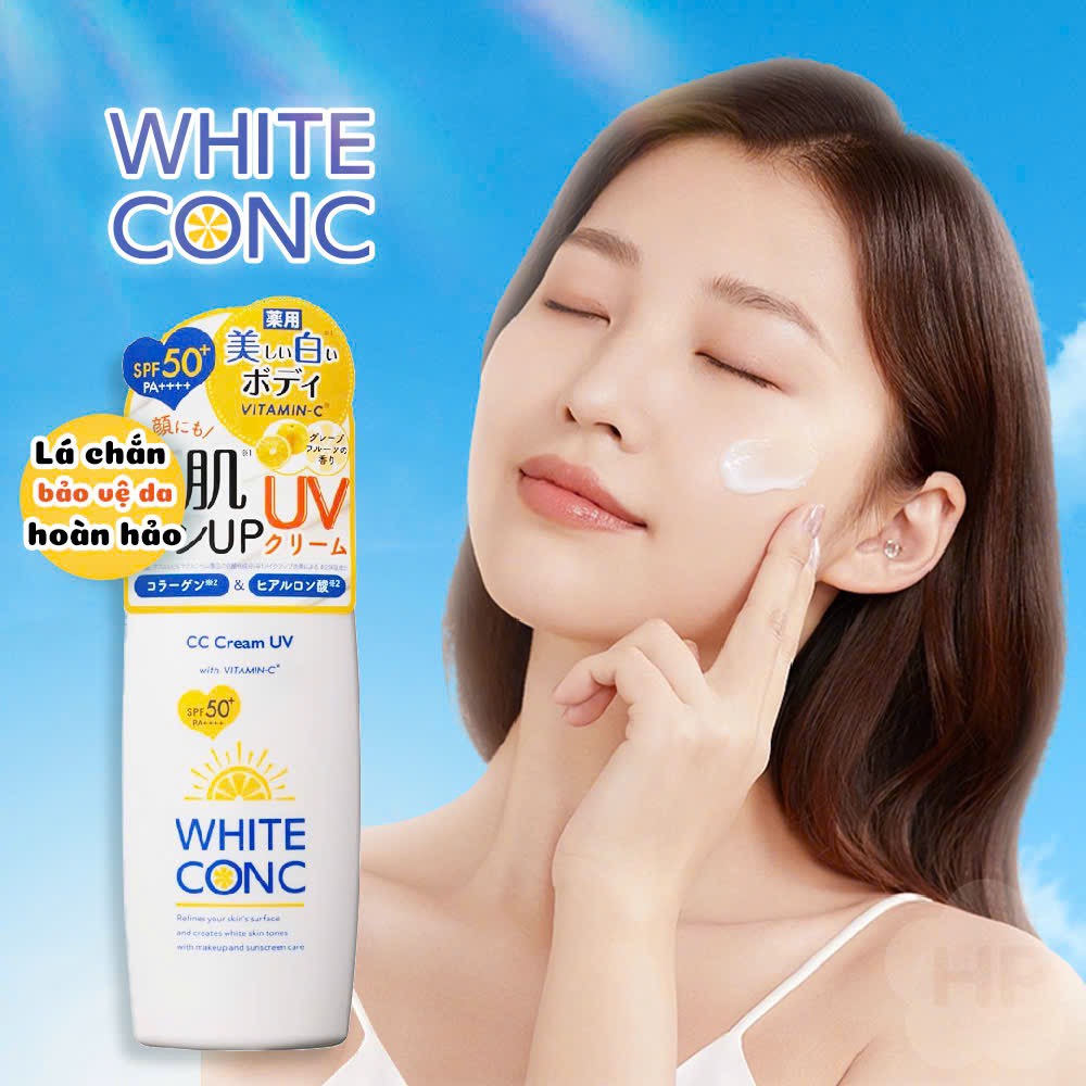 Kem Chống Nắng White Conc Nâng Tone Dưỡng Trắng Sáng Da 75g